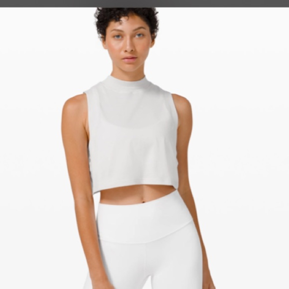 All Yours Mock Neck tank